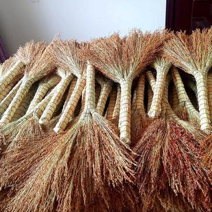 10把整捆传统红高粱苗扫把农村老式手工笤帚户外庭院扫地清洁扫帚