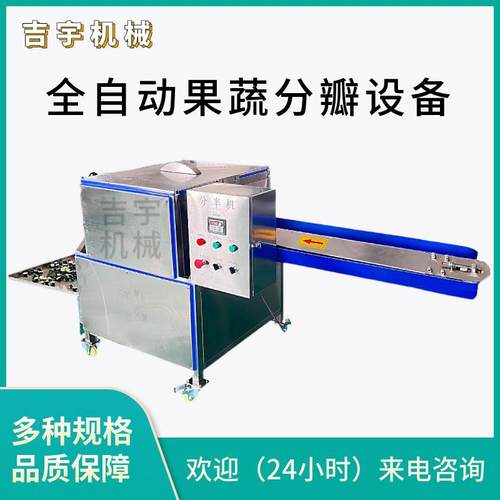 全自动分瓣机高产量分半设备干果劈半机火龙果分瓣机果蔬分半