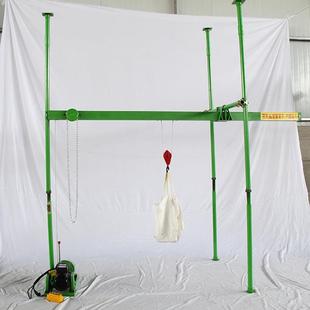 小吊机220V家用小型吊机建筑装 室内吊运机三立柱直滑式 修提升机