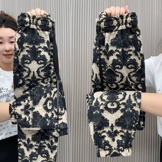 2024夏季新款束脚裤百搭凉凉裤哈伦裤九分新中式花裤薄款休闲裤女