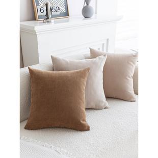 马年抱枕2026新款奶油风雪尼尔套轻奢加厚超柔客厅沙发靠枕正方形