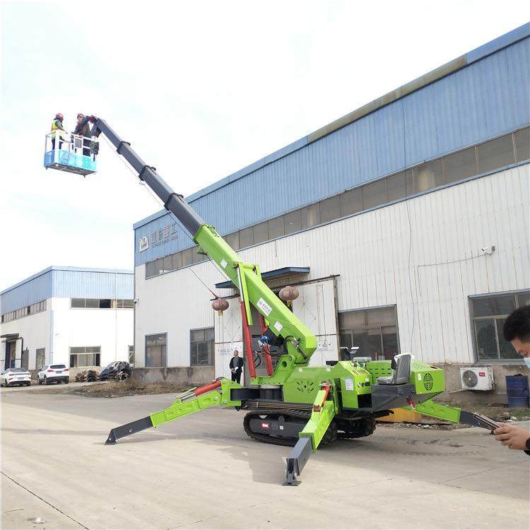 遥控履带式蜘蛛吊建筑工程蜘蛛式起重机油电两用自走式蜘蛛小吊车