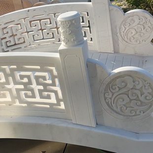 篮板 石雕拦杆 河边护栏精品石雕栏杆镂空石材镂空雕刻