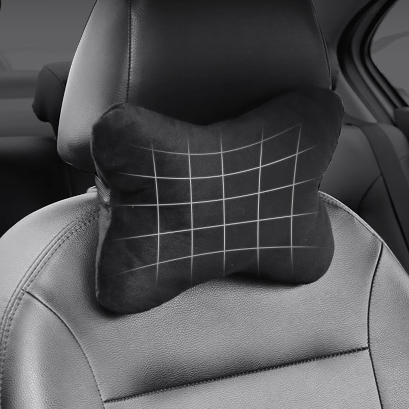 汽车头枕护颈枕车用车内颈部靠枕创意I座椅车载颈枕腰靠一对