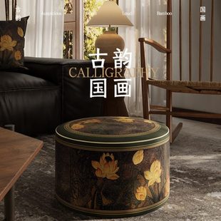 家用懒人沙发榻榻米坐墩靠垫 客厅飘窗垫蒲团坐垫脚墩可拆洗新中式