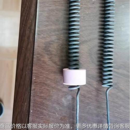 弹簧式加热器的工作温度为0-1000℃，应用多种热处理领域
