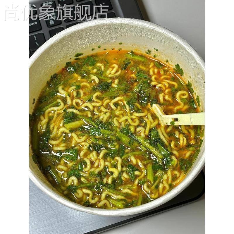 白象香菜泡面超香香香泡面速食方便面泡面桶装香菜泡面蔬菜泡面