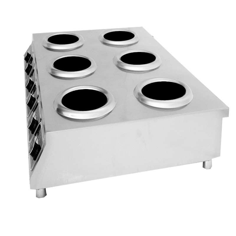 台式商用多头凹炉凹面地锅鸡多眼电磁炉六头眼3500W大功率四头