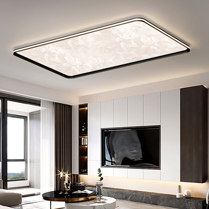 意式长方形云雾极简客厅吸顶灯新款全屋套餐组合现代简约大气灯具,家装灯饰光源,客厅吸顶灯,淘宝优惠券,粉丝福利购,淘宝优惠卷