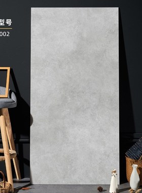 侘寂风微水泥瓷砖哑光仿古砖900x1800大规格地板砖灰色柔光地砖