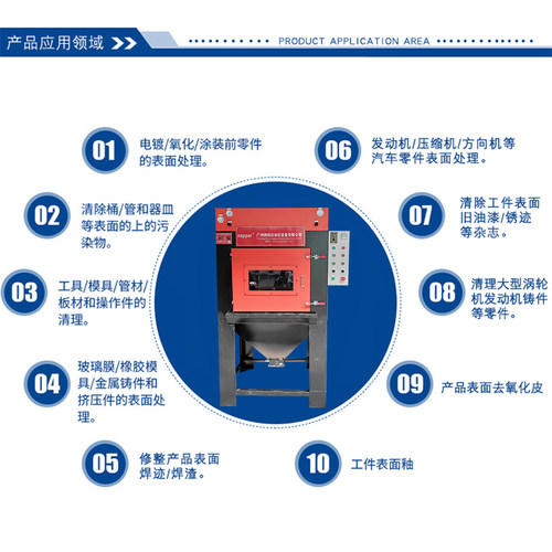 滚篮式自动喷砂机k滚筒小型五金钻头螺丝除锈去毛刺非标滚蓝打沙