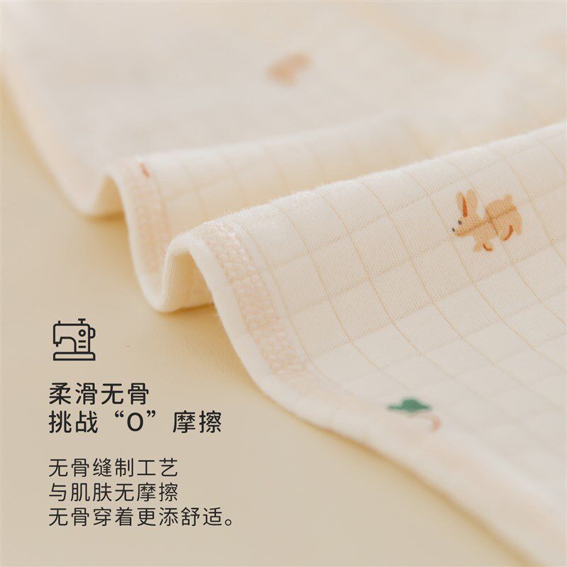 婴儿连体衣无骨新生宝宝x春秋冬季哈衣爬服秋衣贴身打底内衣