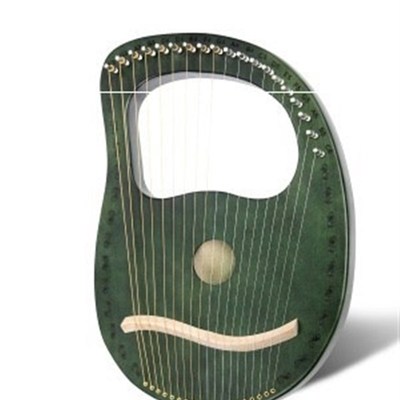 小竖琴19弦g小众乐器便携式小型箜篌琴古典里拉琴小众乐器箜篌迷