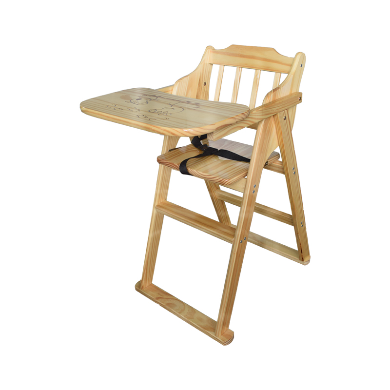 宝宝餐椅可折叠实木儿童座椅简约便携式家用婴儿多功能餐桌椅凳子