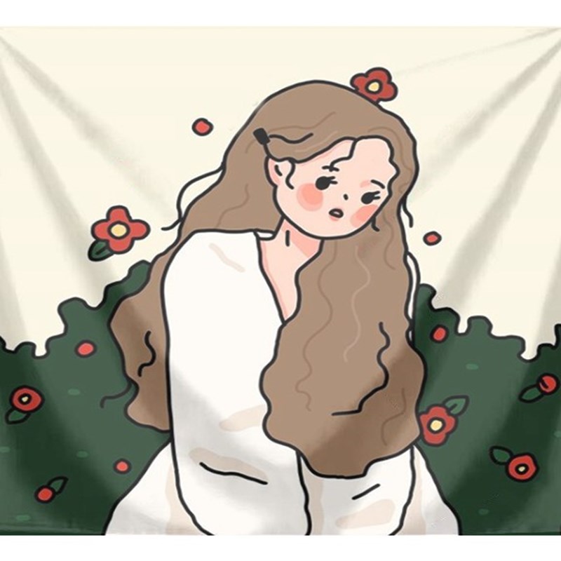 少女心房间布置背景布挂布宿舍粉色网红房间N卧室床头布置墙布挂