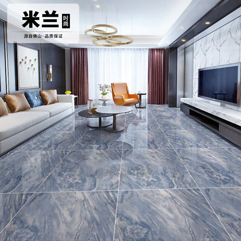 客厅通体大理石瓷砖800X800地板砖玻化砖防滑耐磨磁砖大厅地砖