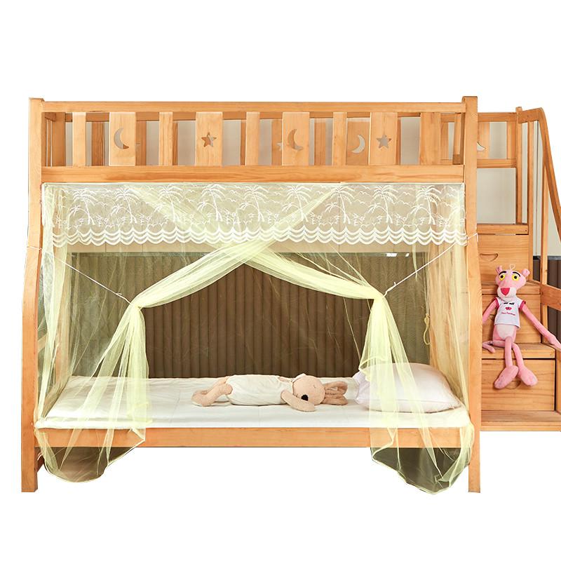 1上.1高低.下铺双层5蚊帐2m上下床儿童家用米床子母梯形.床35m1床