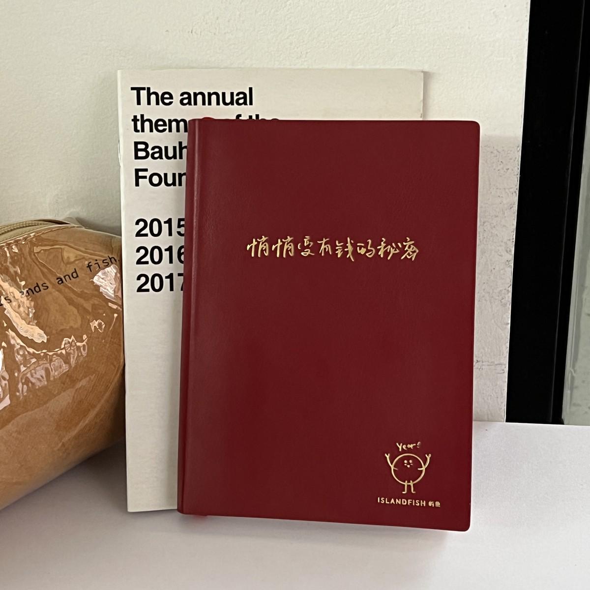 手记记账文账本家庭理财本子创鱼b6笔记本账屿日常生活开支明细账