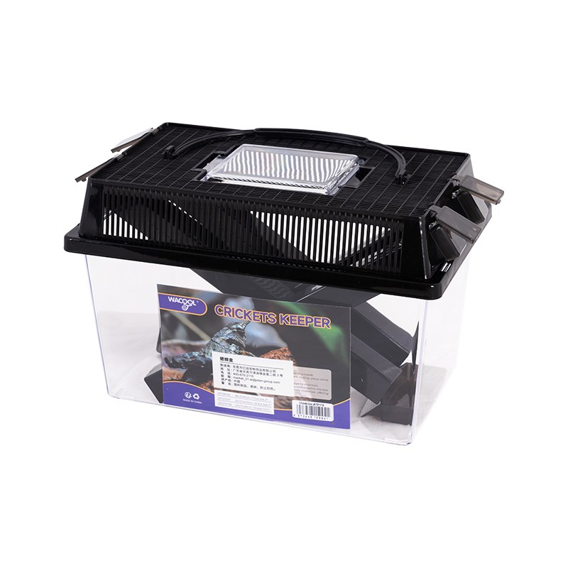 玩酷WACOOL蟋蟀饲养盒透气防逃逸杜比亚蟑螂养殖盒爬宠鸣虫食物