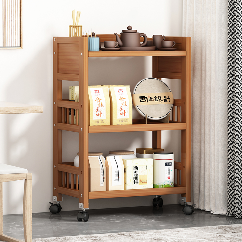 移动茶台茶几柜小桌子茶水间客厅家用简约现代茶杯具泡茶桌置物架