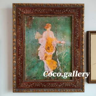花神壁画人物挂画客厅卧室装 可可 法式 美式 饰画 画廊古典小众个性