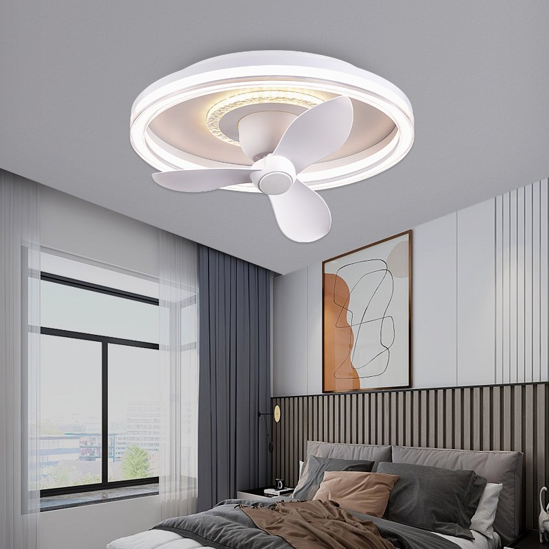 吸顶遥头现代北欧风扇灯餐厅LED遥控吊扇客厅简约时尚卧室吊扇灯