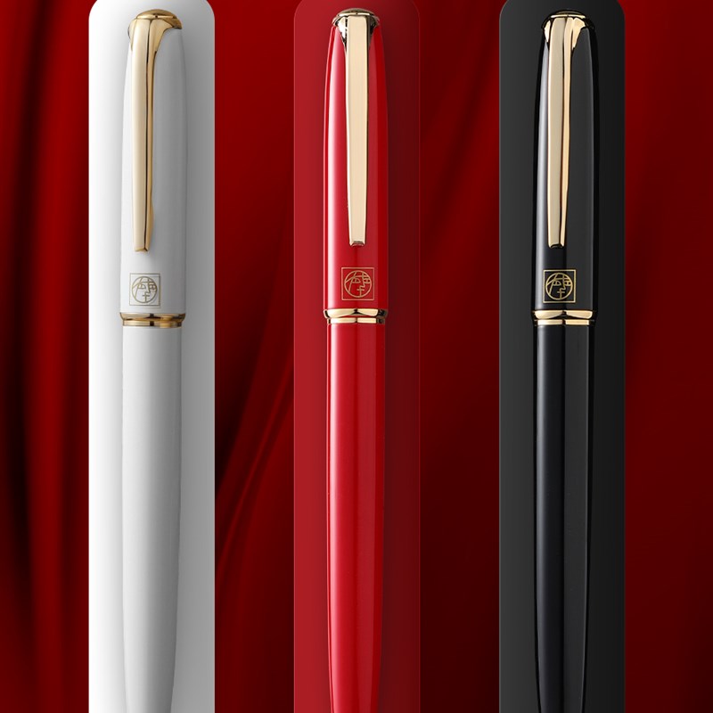 毕加索签字笔916中性笔金属笔杆宝珠笔重手感团购礼品女生高颜值