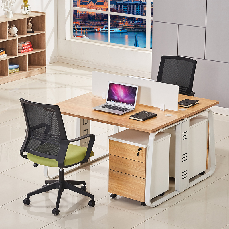 天津办公桌简约现代办公室家具46人工位职员办公桌椅组合定制桌子