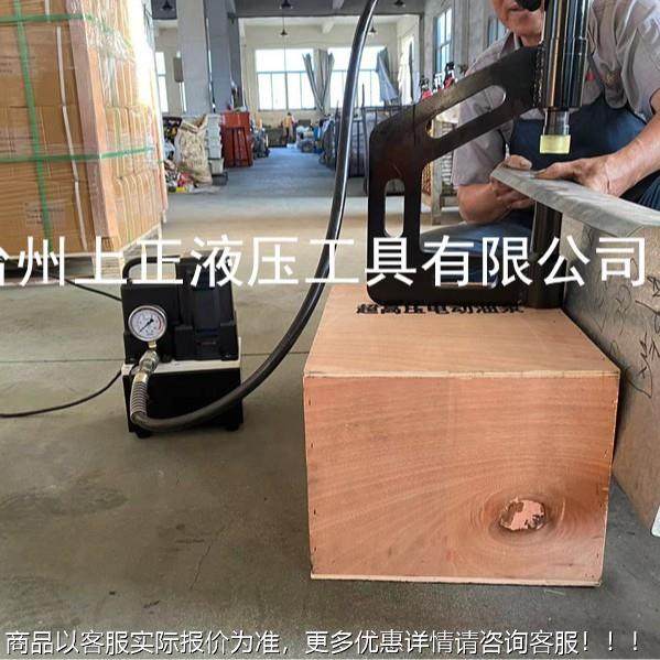 型钢/Z型C钢专用电动机冲孔孔 小型液压手持LSA打桥梁桥架高空作