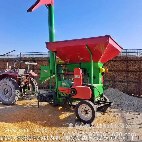 新LXV铲车上料玉米脱粒机打玉米型机柴油机带动的大全自动款打棒