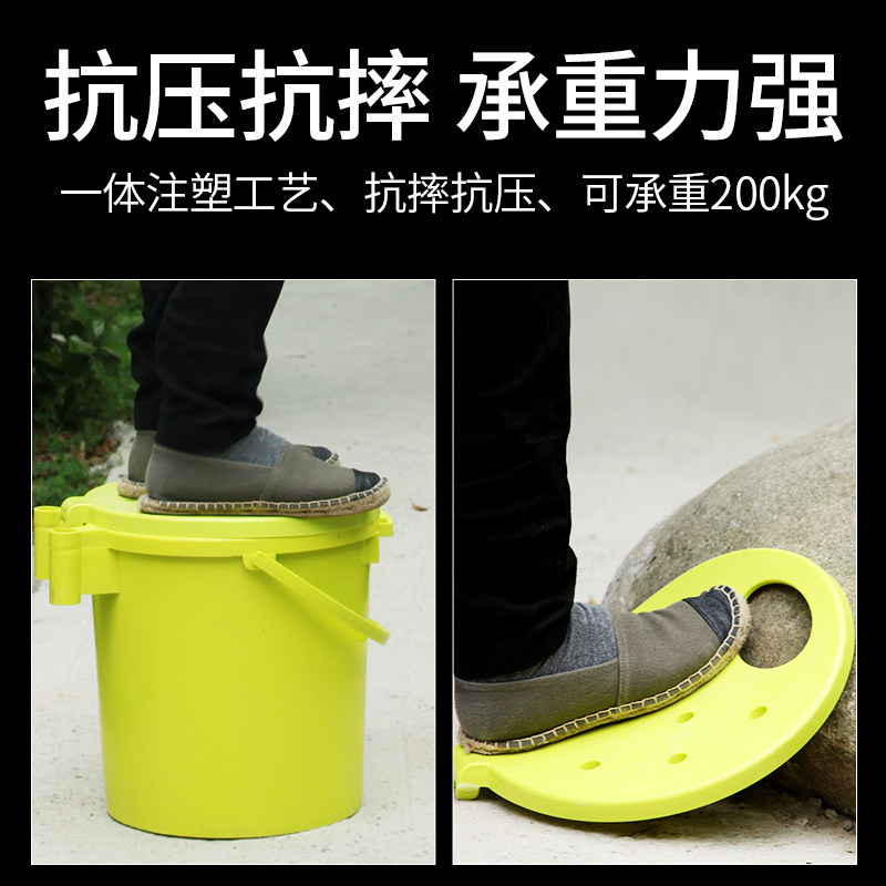 加厚钓鱼桶可坐野钓桶便携式手提桶钓鱼水桶钓箱钓凳鱼护桶装鱼桶