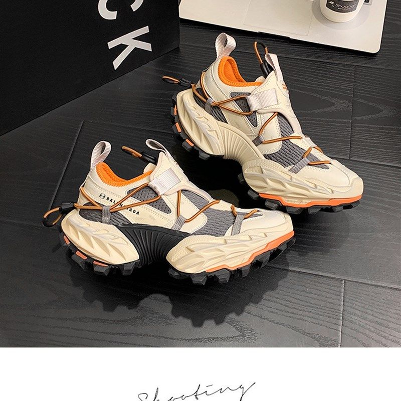 春季新品十五代18XL平替情侣款登山鞋软底轻便做旧厚底增高老爹鞋,流行男鞋,老爹鞋,淘宝优惠券,粉丝福利购,淘宝优惠卷