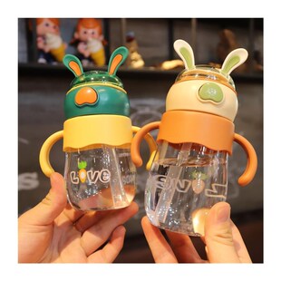小孩子吸管杯男女水壶幼儿园便携可爱随手喝水杯小学生儿童水杯子