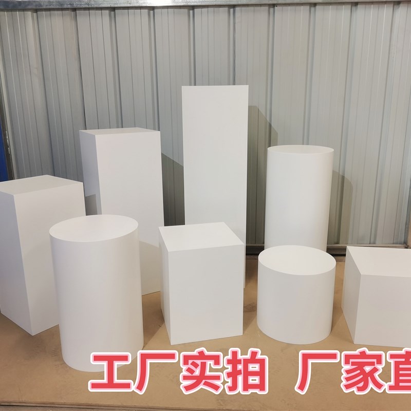 定制木质烤漆展示台地台展台展柜长方形底座展示柜子站台橱窗摆台
