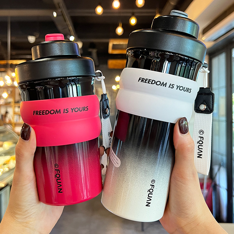 保温杯女2024k新款高颜值咖啡杯茶水分离水杯男款学生便携随行杯