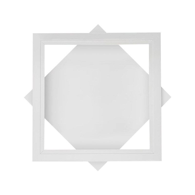 铝扣板350x350顶部屋顶450x450方形石膏板铝合金吊顶检修口卫生间