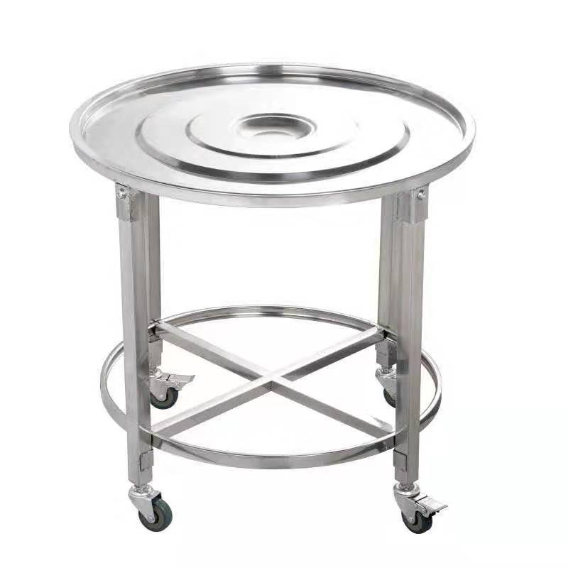 不锈钢无磁蒸笼推车圆形包子馒头推车蒸笼架子移动蒸笼车商用