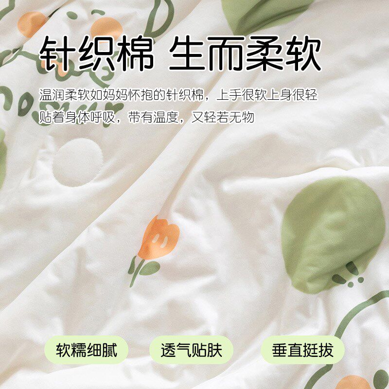 儿童夏凉被子婴儿卡通空调被宝宝幼儿园新生夏季午睡毯小被芯