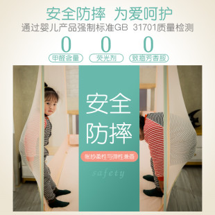2021年新款 儿童防摔蚊帐家用加密免安装 拉链蒙古包三开门坐床式
