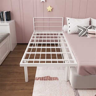 朕悦拼接床加宽床边床铁艺儿童床带护栏延边床婴儿床小床拼接大床