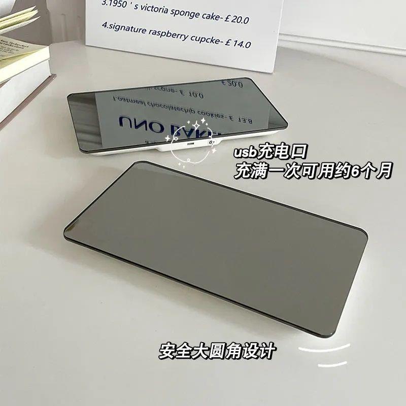 镜面体重秤小型迷你家用电子秤便携体脂秤称重精准宿舍人体秤