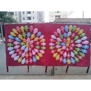 夜市游乐园地摊打靶打气球背景布夜市摆摊可拆卸挡布扎汽球飞镖板