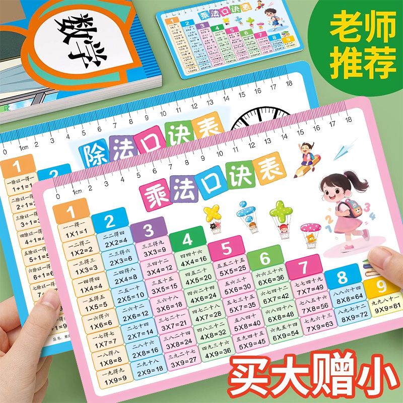 小学生九九乘法口诀表背诵神器