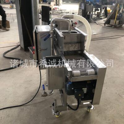 油炸黄河大鲤鱼淋浆 鱼排鱼柳淋浆 虾球虾排淋浆 自动淋浆挂浆设