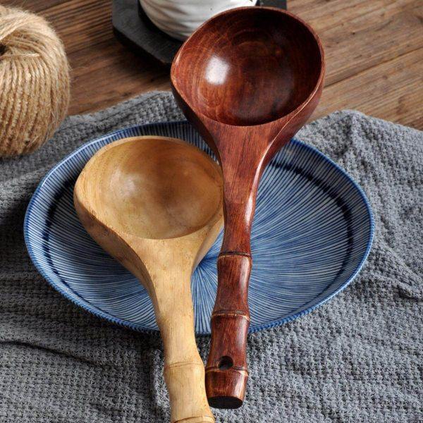 栗木竹节汤勺 创意日式竹节酒店泡浴水瓢汤水勺 木质厨房餐具用品,厨房/烹饪用具,水舀/水瓢,淘宝优惠券,粉丝福利购,淘宝优惠卷