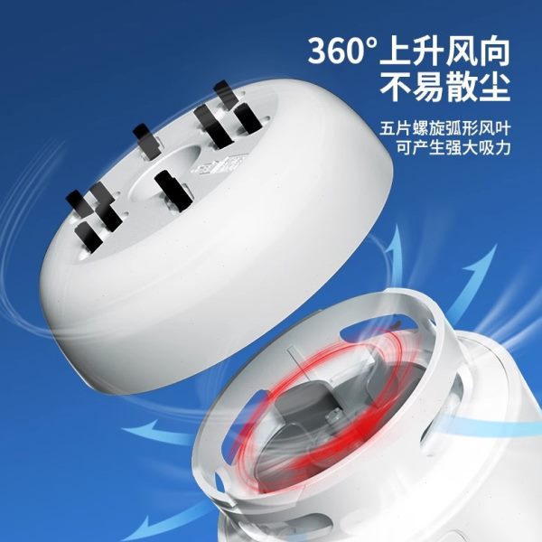得力桌面吸尘器学生用吸灰橡皮擦屑机大吸力小学生儿童学习书桌上