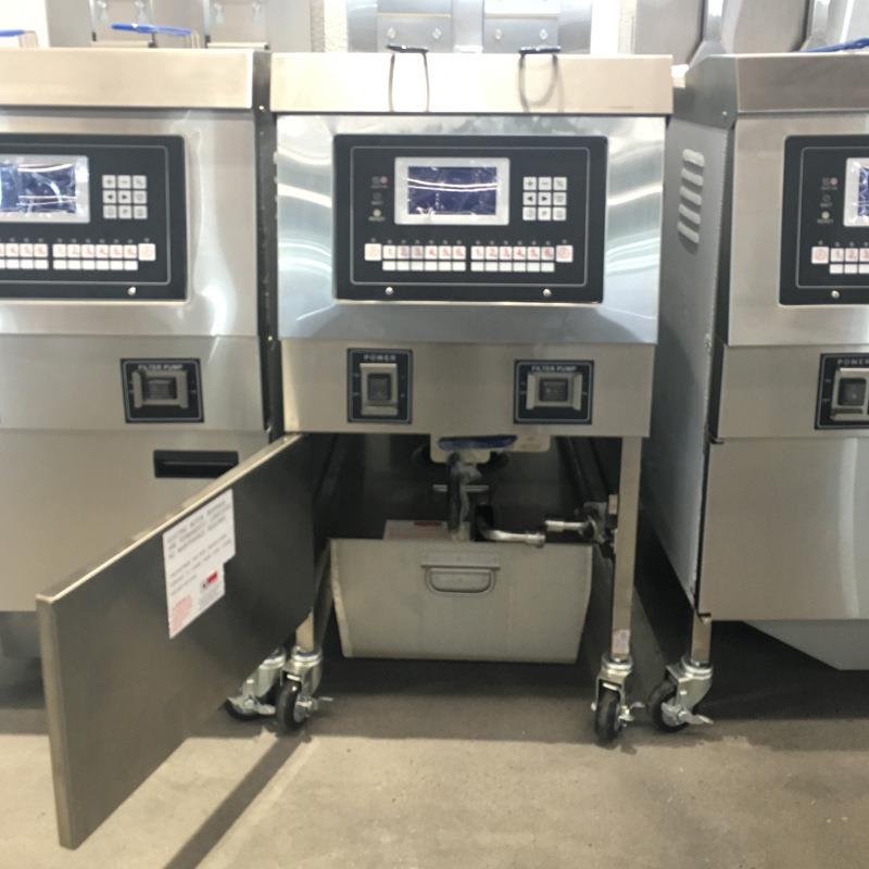 一喜商用OFE-H321L液晶单缸双筛油炸锅电热炸炉炸薯条滤油易操作