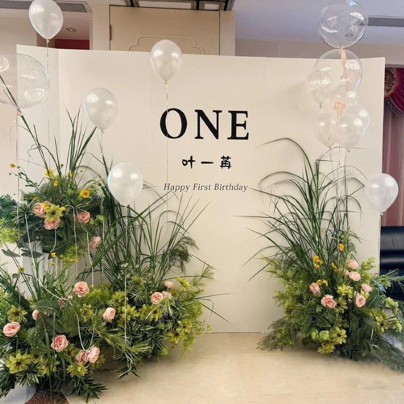 韩系简约风生日布置周岁宴宝宝满月宴极简风生日背景kt板,节庆用品/礼品,装扮布置套餐,淘宝优惠券,粉丝福利购,淘宝优惠卷