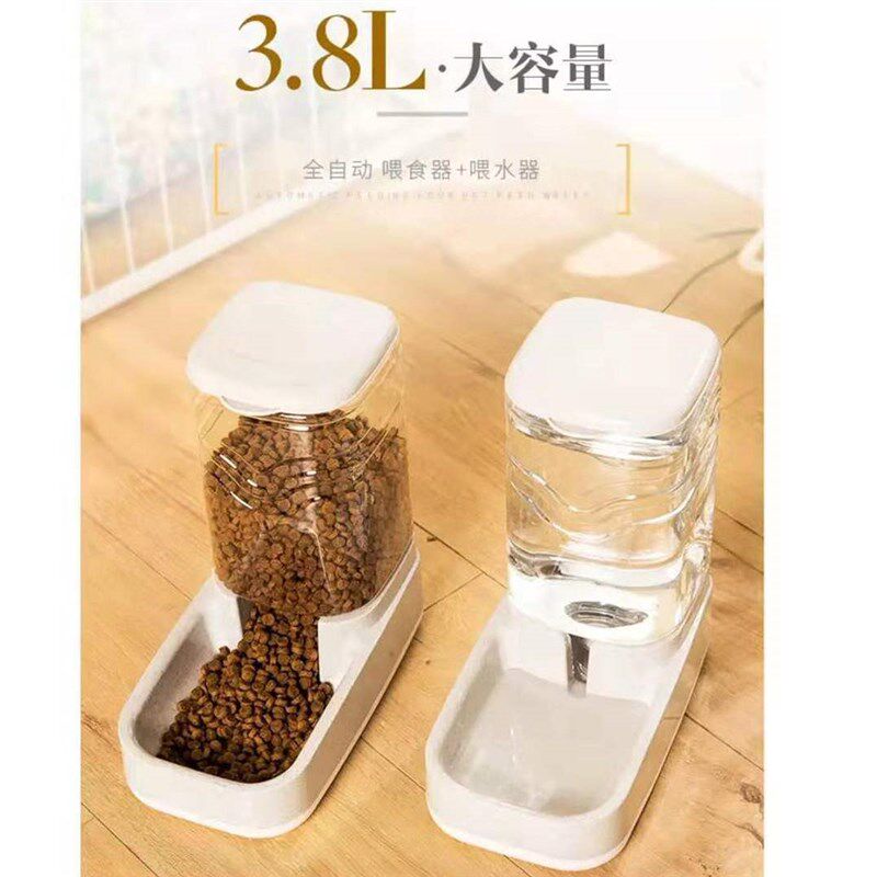 用品器自动宠物猫咪喂食器猫食盆水碗饮水猫碗/慢食碗
