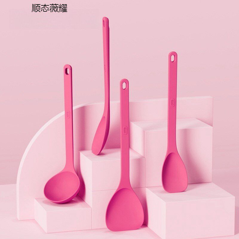 铂金硅胶铲套装家用多巴胺厨房锅铲炒菜铲子厨具套装铲勺不粘锅用